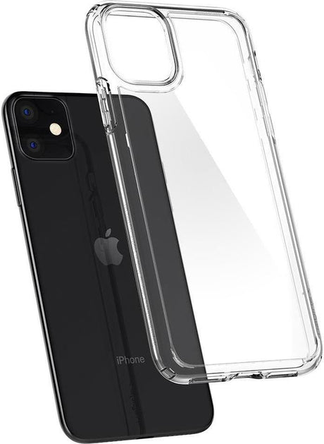 Противоударен Хибриден Калъф за iPhone 11, Spigen Ultra Hybrid Case, Прозрачен (8)