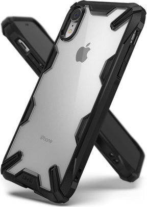 Противоударен Хибриден Калъф за iPhone XR, Ringke Fusion X Case, Черен