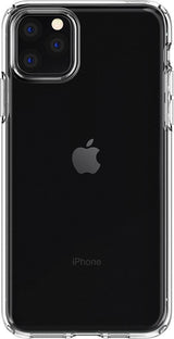 Противоударен Силиконов Калъф за iPhone 11 Pro Max, Spigen Liquid Crystal Case, Прозрачен (7)