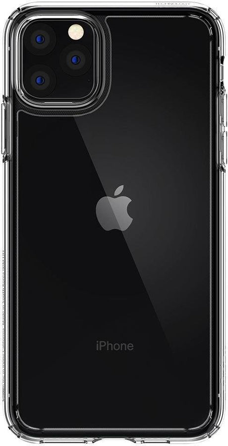Противоударен Хибриден Калъф за iPhone 11 Pro Max, Spigen Ultra Hybrid Case, Прозрачен (6)