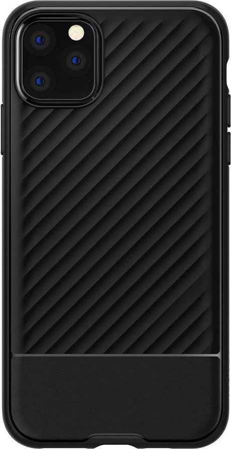 Противоударен Силиконов Калъф за iPhone 11 Pro, Spigen Core Armor Case, Черен (2)