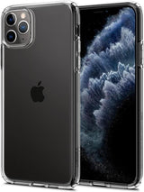 Противоударен Силиконов Калъф за iPhone 11 Pro, Spigen Liquid Crystal Case, Прозрачен (2)