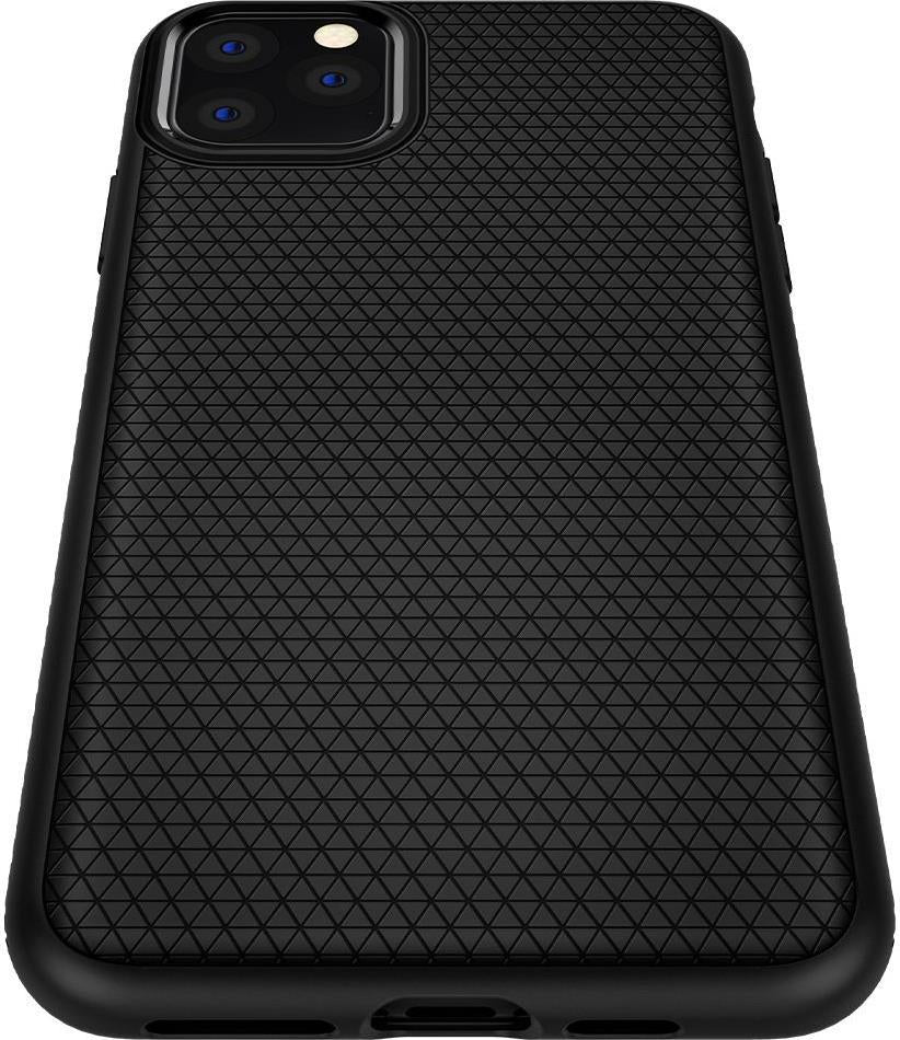 Противоударен Силиконов Калъф за за iPhone 11 Pro, Spigen Liquid Air Case, Черен (4)