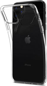 Противоударен Силиконов Калъф за iPhone 11 Pro, Spigen Liquid Crystal Case, Прозрачен (6)