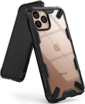 Противоударен Хибриден Калъф за iPhone 11 Pro, Ringke Fusion X Case, Черен