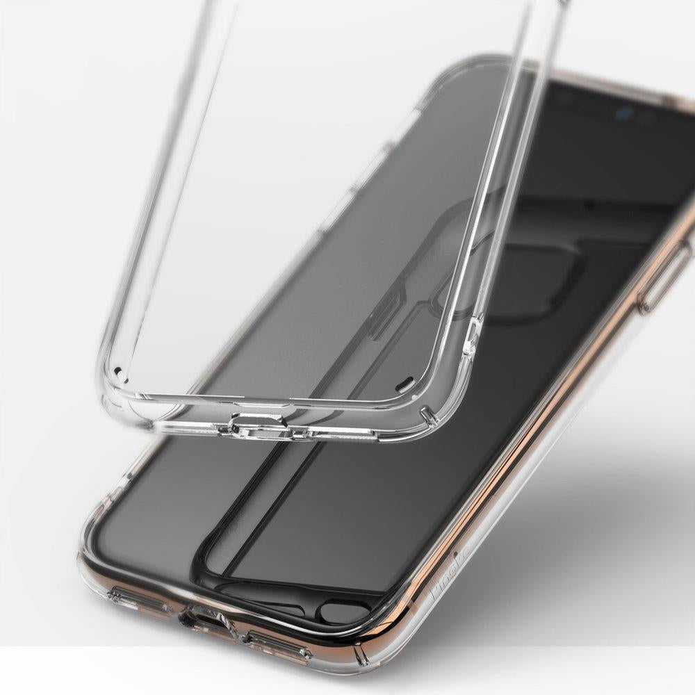Противоударен Хибриден Калъф за iPhone 11, Ringke Fusion Case, Прозрачен (2)