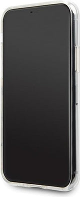 Луксозен Калъф за iPhone 11, Karl Lagerfeld Glitter Iconik Case, Сребрист (4)