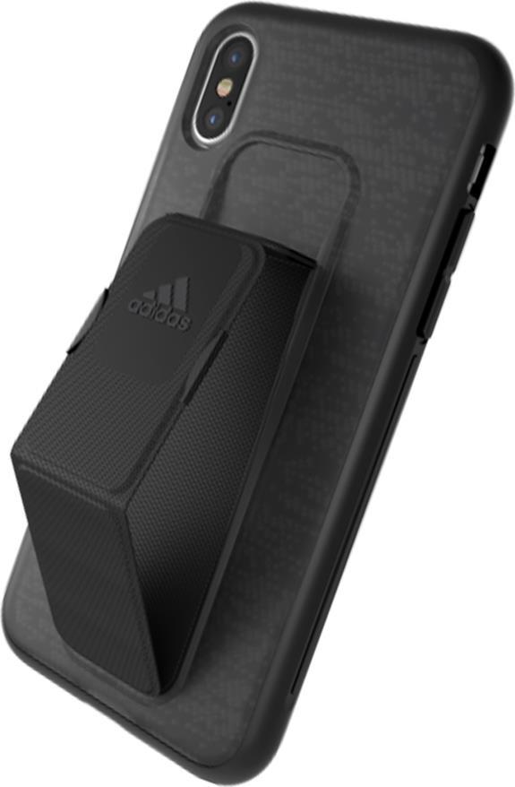 Калъф с Лента за Ръка за iPhone XS/X Adidas Grip Case, Черен (6)