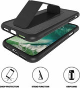 Калъф с Лента за Ръка за iPhone XS/X Adidas Grip Case, Черен (2)