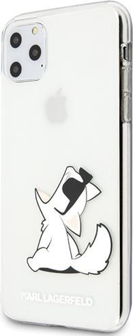 Луксозен Калъф за iPhone 11, Karl Lagerfeld Choupette Fun Case, Прозрачен (2)
