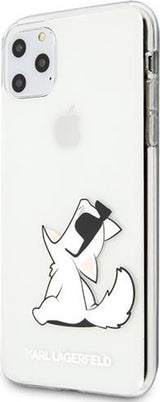 Луксозен Калъф за iPhone 11 Pro Max, Karl Lagerfeld Choupette Fun Case, Прозрачен (2)