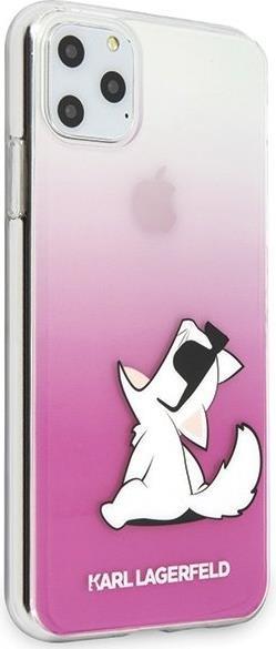 Луксозен Калъф за iPhone 11 Pro, Karl Lagerfeld Choupette Fun Case, Розов (2)
