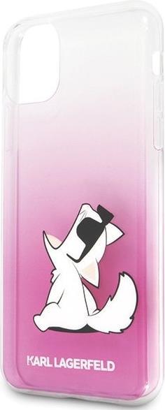 Луксозен Калъф за iPhone 11 Pro, Karl Lagerfeld Choupette Fun Case, Розов (3)