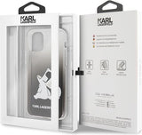 Луксозен Калъф за iPhone 11 Pro Max, Karl Lagerfeld Choupette Fun Case, Черен (6)