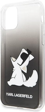 Луксозен Калъф за iPhone 11 Pro, Karl Lagerfeld Choupette Fun Case, Черен (3)