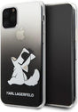 Луксозен Калъф за iPhone 11 Pro, Karl Lagerfeld Choupette Fun Case, Черен
