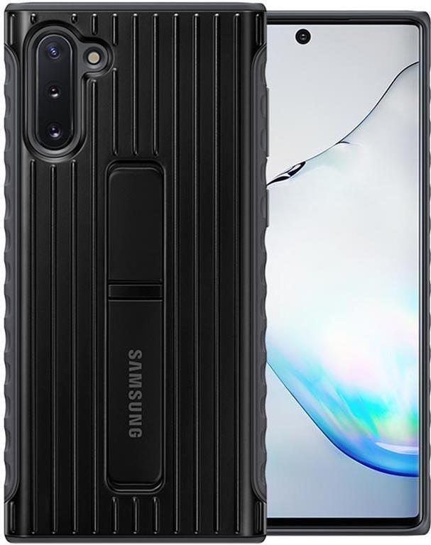 Оригинален Противоударен Калъф за Samsung Note 10 Protective Standing Cover Case EF-RN970CBEGWW, Черен