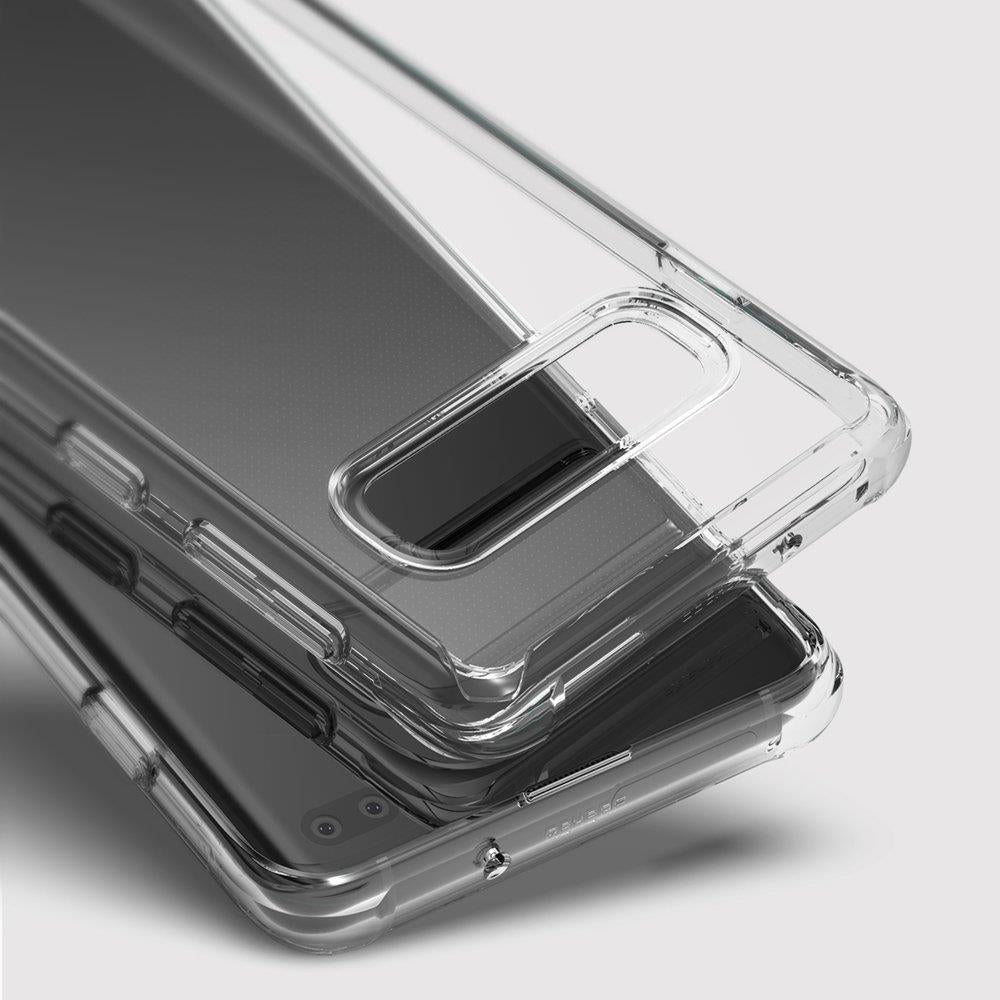 Противоударен Хибриден Калъф за Samsung S10 Plus, Ringke Fusion Case, Прозрачен (4)