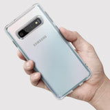 Противоударен Хибриден Калъф за Samsung S10 Plus, Ringke Fusion Case, Прозрачен (3)