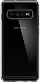Противоударен Хибриден Калъф за Samsung S10 Plus, Spigen Ultra Hybrid Case, Прозрачен (5)