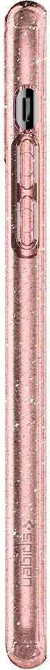 Противоударен Блестящ Калъф за iPhone 11, Spigen Liquid Crystal Glitter Quartz Case, Розов (6)