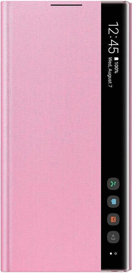 Оригинален Активен Калъф за Samsung Note 10 Clear View Cover Book Case Ef-Zn970cpe, Розов