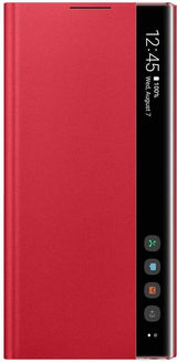 Оригинален Активен Калъф за Samsung Note 10 Clear View Cover Book Case Ef-Zn970cre, Червен