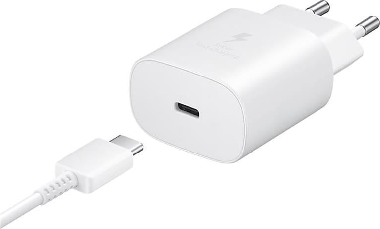 Оригинално Зарядно Samsung 25W 220v Super Fast Charger с USB-C Кабел Ep-Ta800xwe, Бял (Bulk) (4)