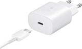 Оригинално Зарядно Samsung 25W 220v Super Fast Charger с USB-C Кабел Ep-Ta800xwe, Бял (Bulk) (4)
