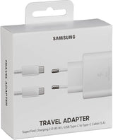 Оригинално Зарядно Samsung 45W 220v Super Fast Charger и USB-C Кабел Ep-Ta845xwe, Бял