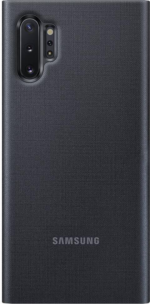 Оригинален Активен Калъф за Samsung Note 10 Plus Led View Cover Book Case Ef-Nn975pbe, Черен (5)