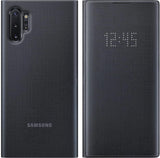 Оригинален Активен Калъф за Samsung Note 10 Plus Led View Cover Book Case Ef-Nn975pbe, Черен (4)