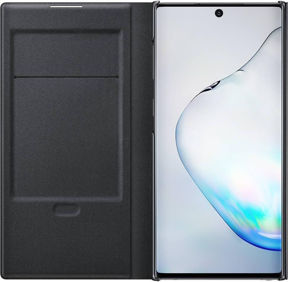 Оригинален Активен Калъф за Samsung Note 10 Plus Led View Cover Book Case Ef-Nn975pbe, Черен (3)