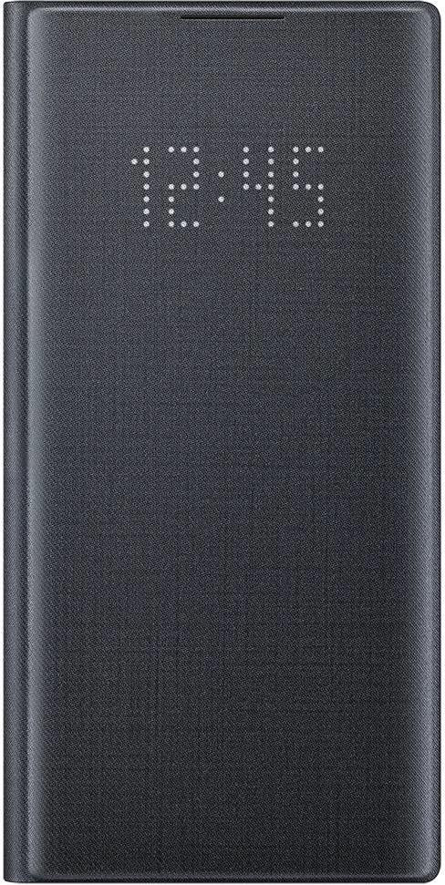 Оригинален Активен Калъф за Samsung Note 10 Plus Led View Cover Book Case Ef-Nn975pbe, Черен