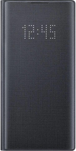 Оригинален Активен Калъф за Samsung Note 10 Plus Led View Cover Book Case Ef-Nn975pbe, Черен