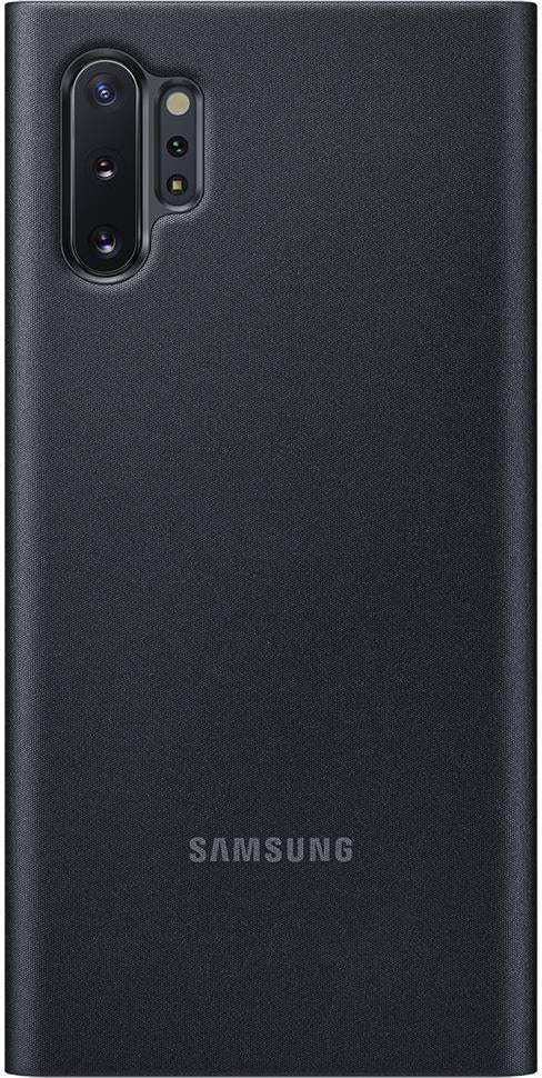 Оригинален Активен Калъф за Samsung Note 10 Plus Clear View Cover Book Case Ef-Zn975cbe, Черен (4)