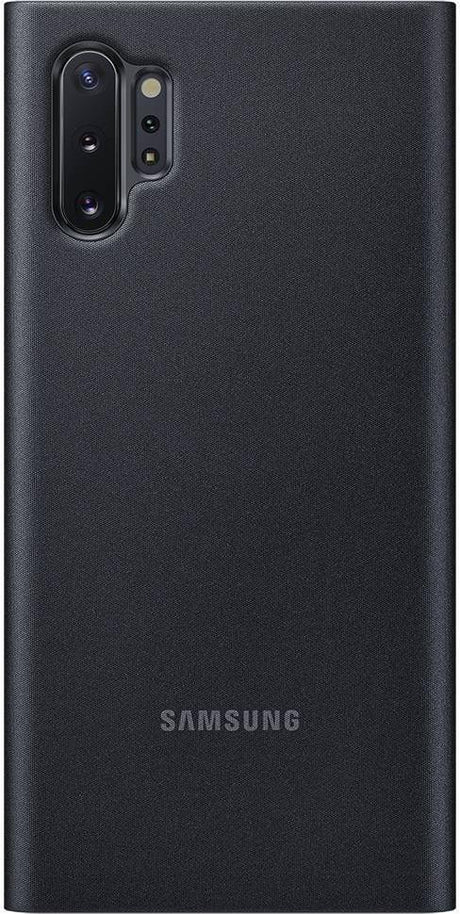Оригинален Активен Калъф за Samsung Note 10 Plus Clear View Cover Book Case Ef-Zn975cbe, Черен (4)