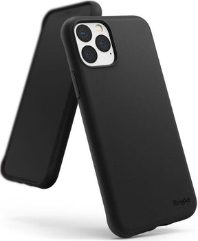 Противоударен Силиконов Калъф за iPhone 11 Pro, Ringke Air S Case, Черен