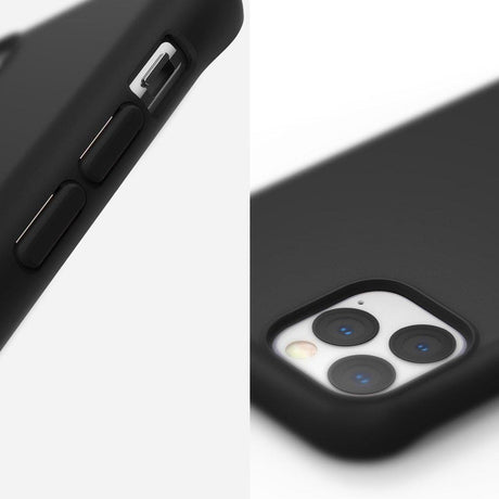 Противоударен Силиконов Калъф за iPhone 11 Pro, Ringke Air S Case, Черен (6)