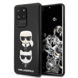 Луксозен Калъф за Samsung S20 Ultra, Karl Lagerfeld Karl & Choupette Case, Черен