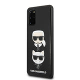 Луксозен Калъф за Samsung S20, Karl Lagerfeld Karl & Choupette Case, Черен (4)