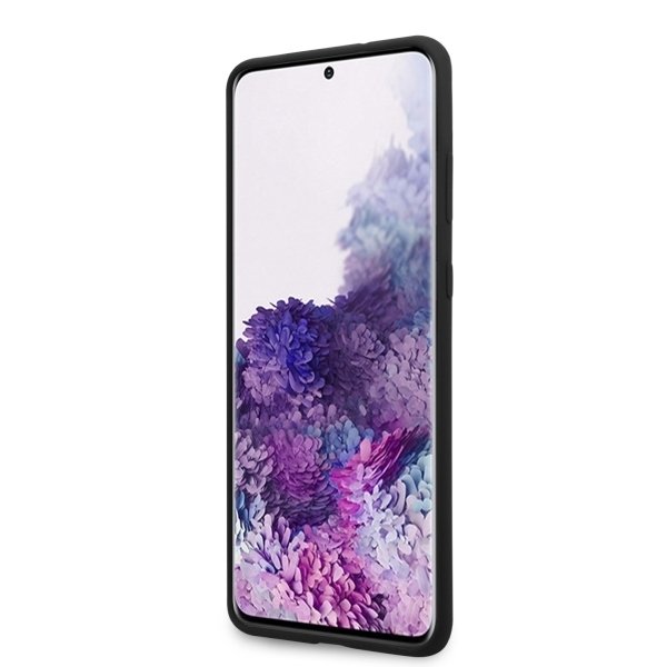 Луксозен Калъф за Samsung S20 Plus, Karl Lagerfeld Silicone Iconic Case, Черен (5)