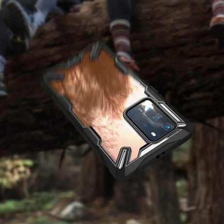 Противоударен Хибриден Калъф за Huawei P40 Pro, Ringke Fusion X Case, Черен (3)