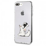 Луксозен Калъф за iPhone 8/7 Plus, Karl Lagerfeld Choupette Fun Case, Прозрачен (2)