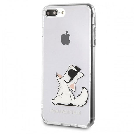 Луксозен Калъф за iPhone 8/7 Plus, Karl Lagerfeld Choupette Fun Case, Прозрачен (2)