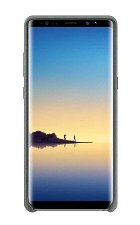 Оригинален Кожен Калъф за Samsung Note 8 Alcantara Cover Case EF-XN950AKEGWW, Зелен (3)