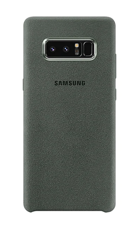 Оригинален Кожен Калъф за Samsung Note 8 Alcantara Cover Case EF-XN950AKEGWW, Зелен