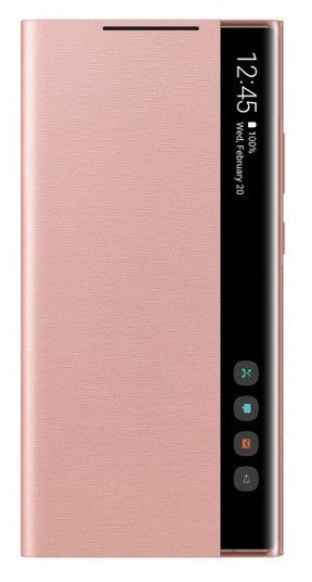 Оригинален Активен Калъф за Samsung Note 20 Ultra Clear View Cover Book Case Ef-Zn985cae, Кафяв
