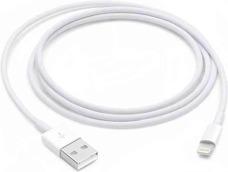 USB Кабел за iPhone и iPad, Foxconn Oem Chip MD818 Lightning 1m, Бял (Bulk) (4)