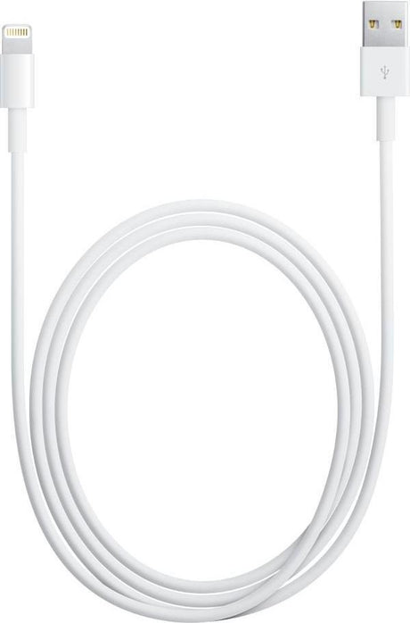 USB Кабел за iPhone и iPad, Foxconn Oem Chip MD818 Lightning 1m, Бял (Bulk) (3)